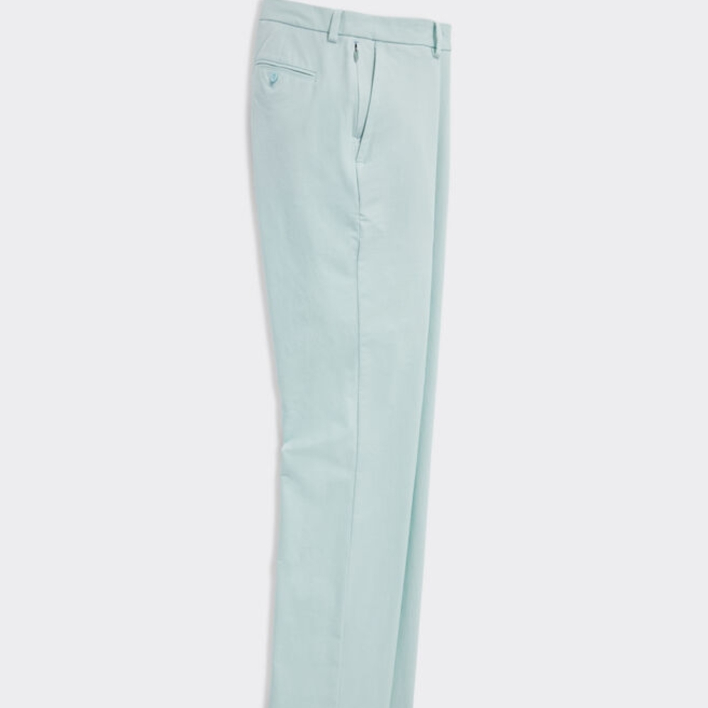 NWT Vineyard Vines Mens On The Go Pants Crystal Blue 28 x 32
